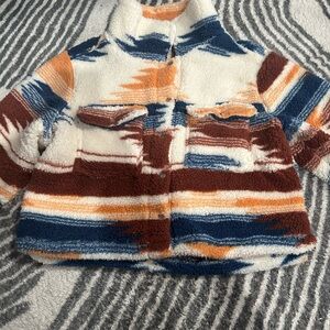 Ashley By 26 International Multicolor Fleece Jacket